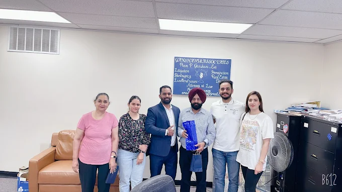 Congratulations from Aman Gaubaria — happy Long Island family